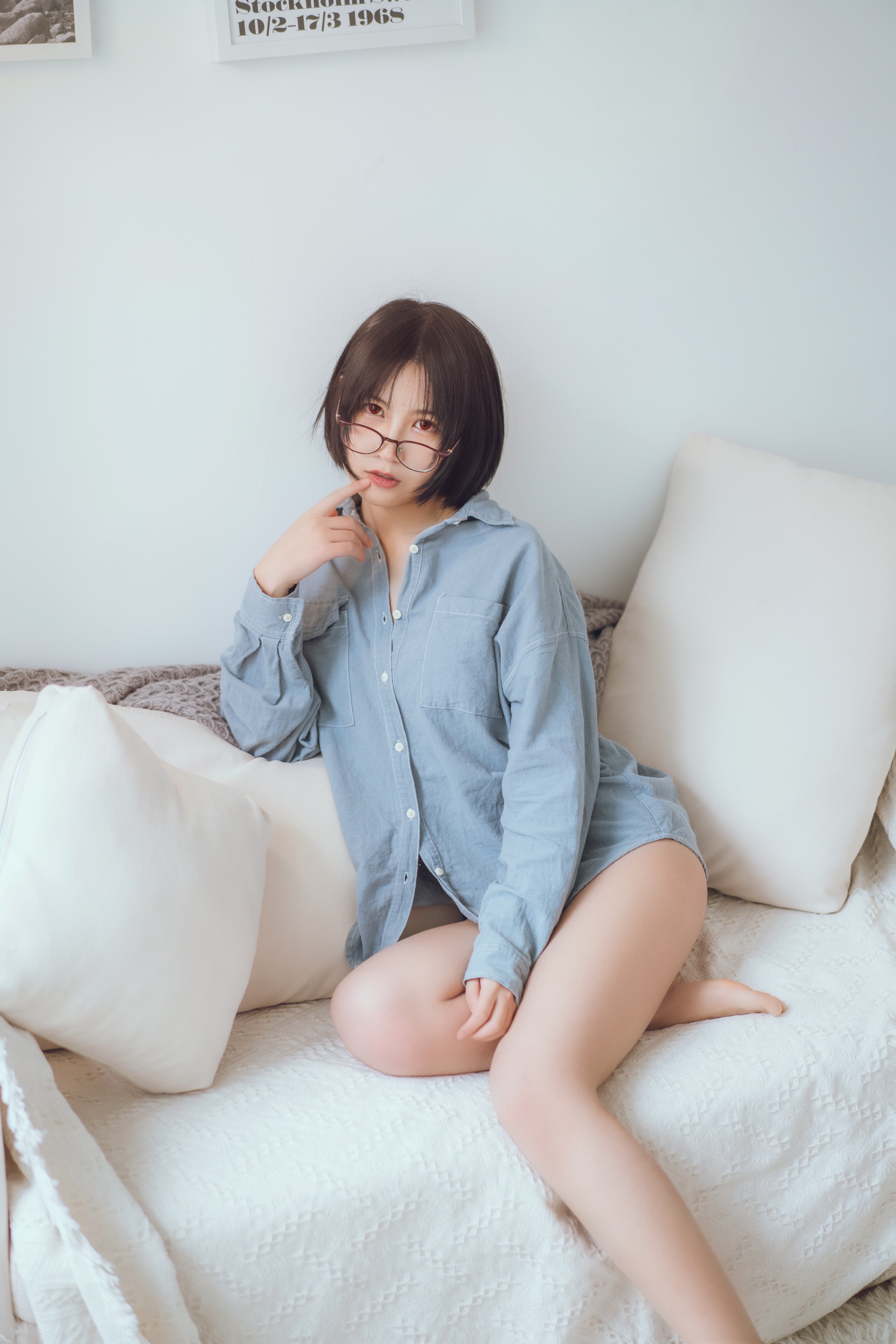 逐月 - NO.028 Su  蓝色衬衫发布 [22P]-XikXak